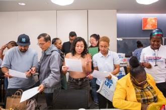 Manhattan paraprofessionals meet and greet