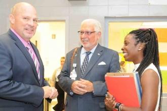 Mulgrew visits Bronx Leadership