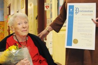 at 100 still embracing the challenge