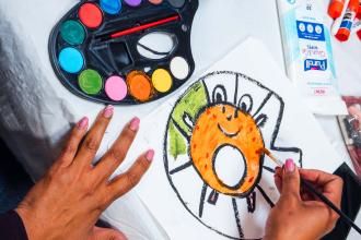 Members get hands-on experience with how art impacts learning in one of the conference’s CTLE-credit-bearing workshops.