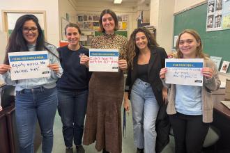 Members at Martin Van Buren HS in Queens agree: Fixing Tier 6 is about “equity” across tiers of the state’s pension system.