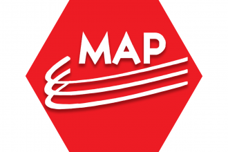 Red hexagon with UFT Member Assistance Program logo