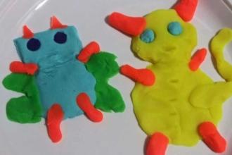 Play-doh monsters