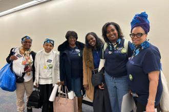  Family child care providers seek an increase in pay and other reforms to the child care system as they lobby alongside their fellow UFT members in Albany.
