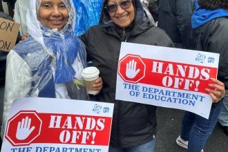 RTC members at No Kings Rally