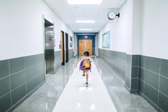 school hallway young student generic