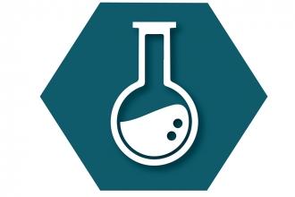 STEM icon of beaker