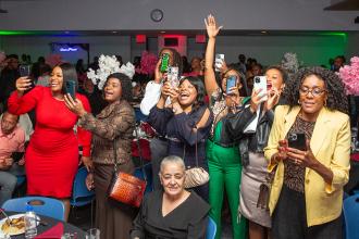 Attendees at the 2024 Provider Appreciation Award Ceremony applaud honorees at UFT Headquarters on May 10, 2024. 