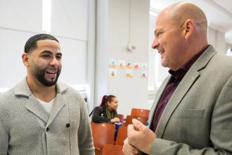 Mulgrew visits PS 277
