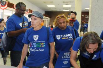 Retirees help turn out the vote