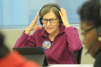 Retirees work the phones  to elect Mamdani