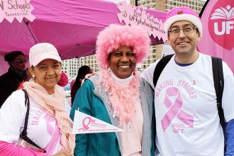 Strides Against Breast Cancer walk 2019