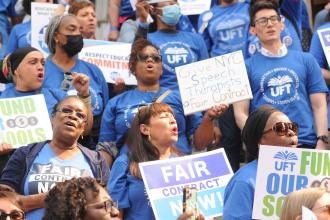 UFT Contract Rally