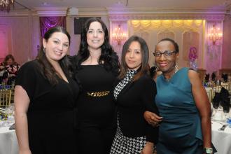 UFT members from PS 21 in the Bronx are ready to celebrate at the 2025 UFT District 11 Scholarship Dinner