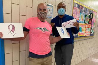 PS 993 at MS 72 in Manhattan is in the pink.
