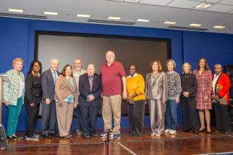 The UFT’s Retired Teachers Chapter honors 15 retirees who have been UFT members for 50 years during the 2025 UFT RTC Luncheon on May 23. 