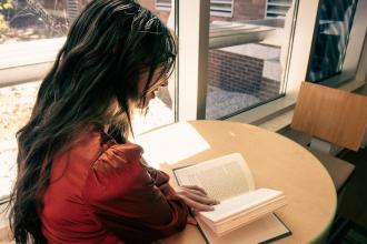 woman reading studying - generic