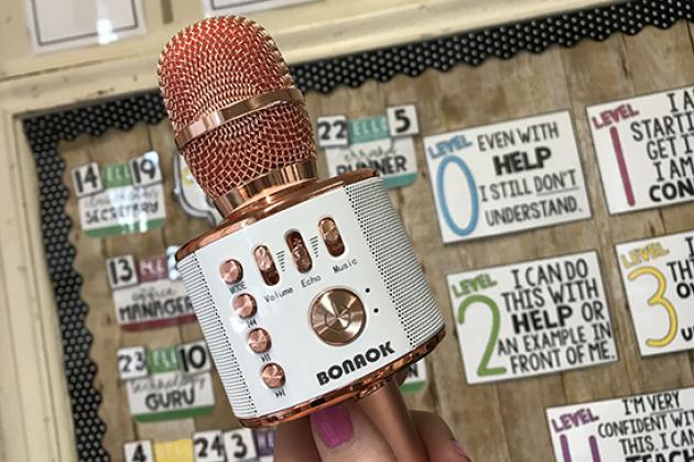 Inside my classroom - microphone