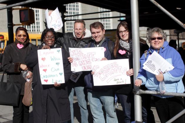 Members leaflet across the city