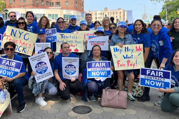 5 contract rallies, 1 message to city