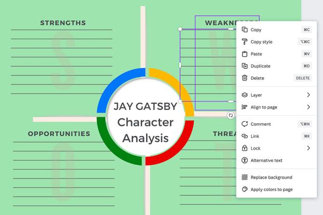 A graphic design tool for educators
