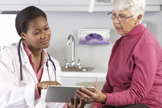 Doctor with senior- generic