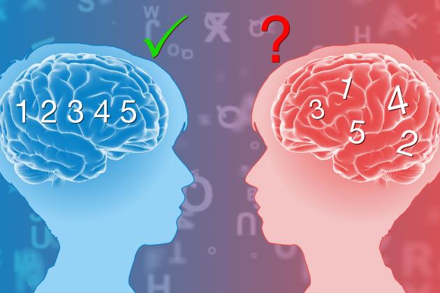 A graphic showing Dyslexia 