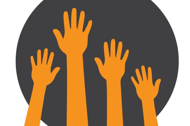 social justice icon - hands