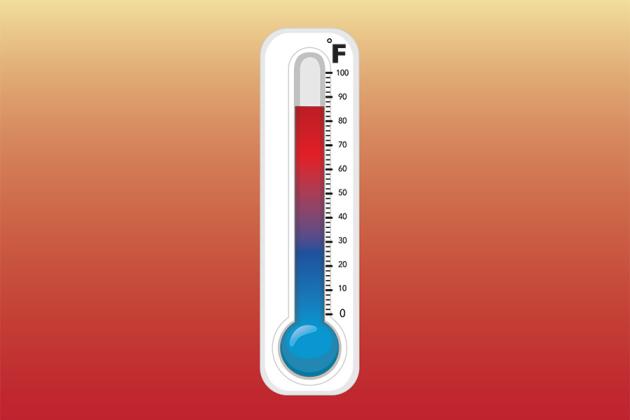 Hot thermometer