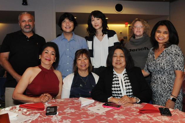 A group of attendees pose for a group photo at the 2024 Nurses Recognition Awards Dinner at UFT Headquarters on May 9, 2024. 