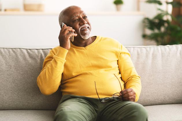 Man Talking On Cellphone generic