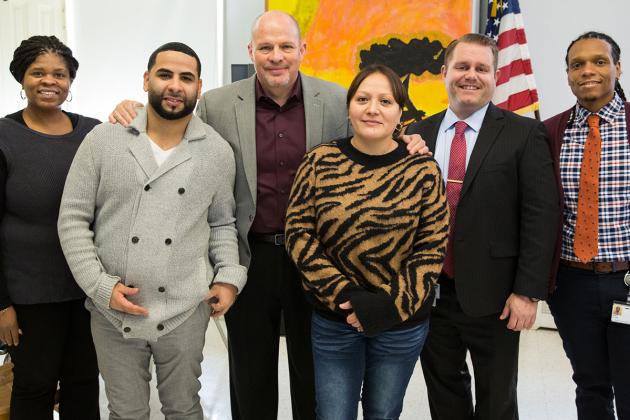 Mulgrew visits PS 277