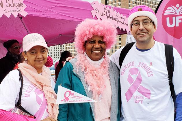 Strides Against Breast Cancer walk 2019
