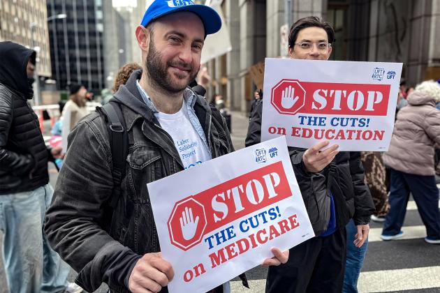 Taking a stand against cuts