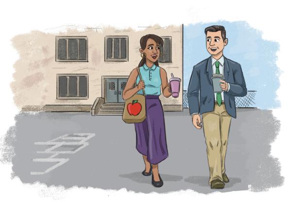 Talking while walking 