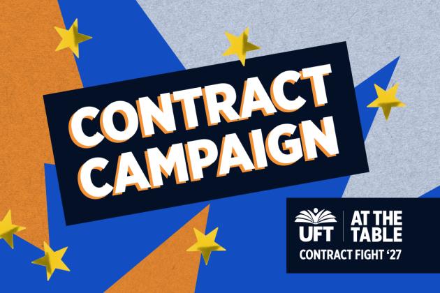 image promoting 2026 UFT contract campaign
