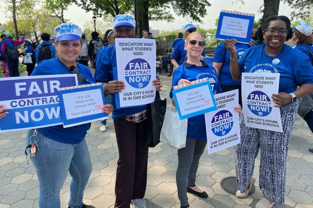UFT Contract Rally