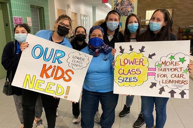 A Day of Action for smaller class sizes