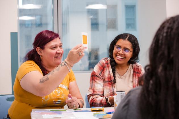 Teachers take part in a workshop at the 2025 UFT Early Childhood Conference on April 5, 2025. 