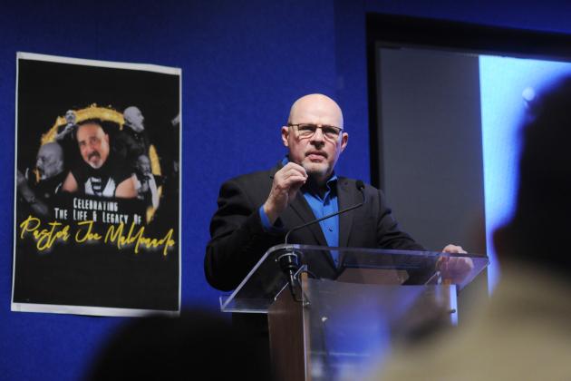 UFT President Michael Mulgrew speaks at the 2025 UFT Faith-Based and Community Breakfast