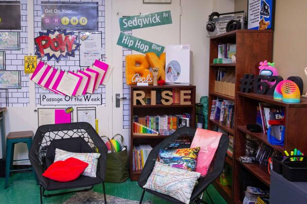 inside my classroom