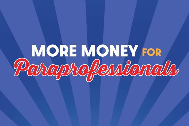 More money for paraprofessionals
