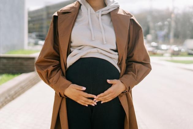 pregnant mother baby bump generic