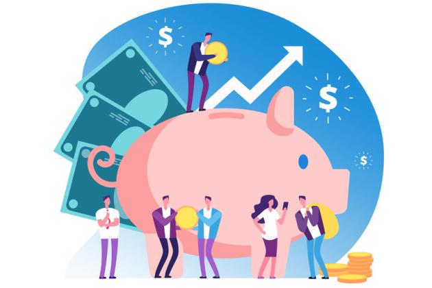 Piggy bank, money, rising - generic