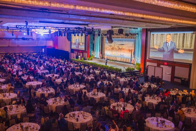 UFT members pack the New York Hilton Midtown’s ballroom for the 2025 UFT Spring Education Conference on May 17, 2025. 