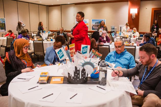 Members take part in workshops during the 2025 UFT Spring Education Conference on May 17. 