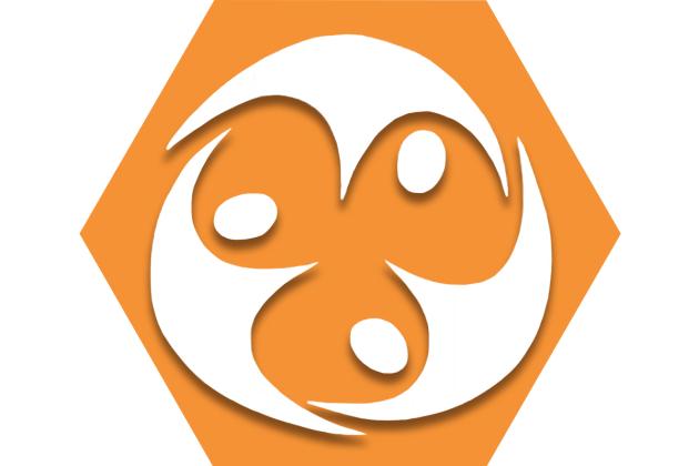 Orange hexagon with abstract symbol representing UFT PROSE Program