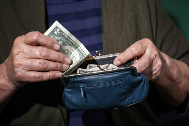 Handling money