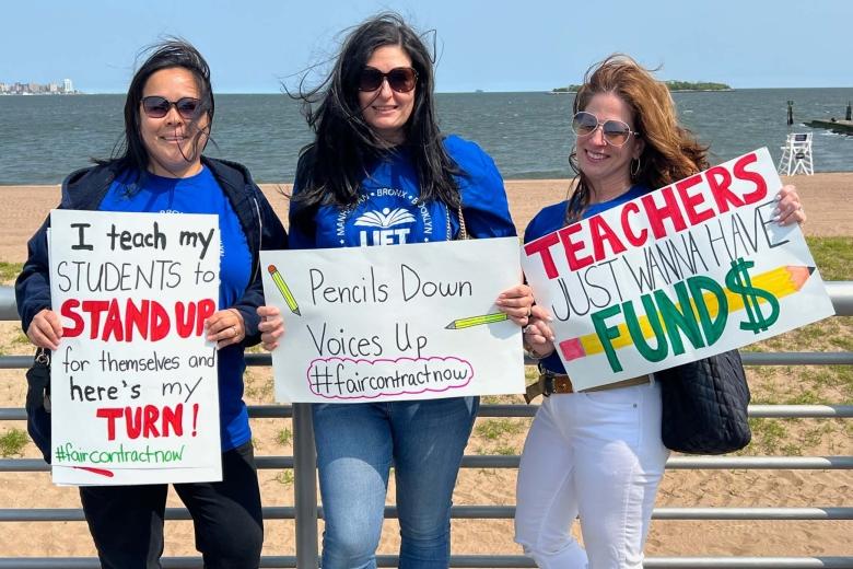 UFT Contract Rallies