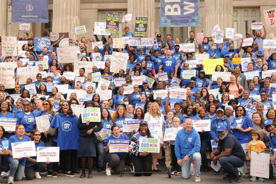 UFT Contract Rallies